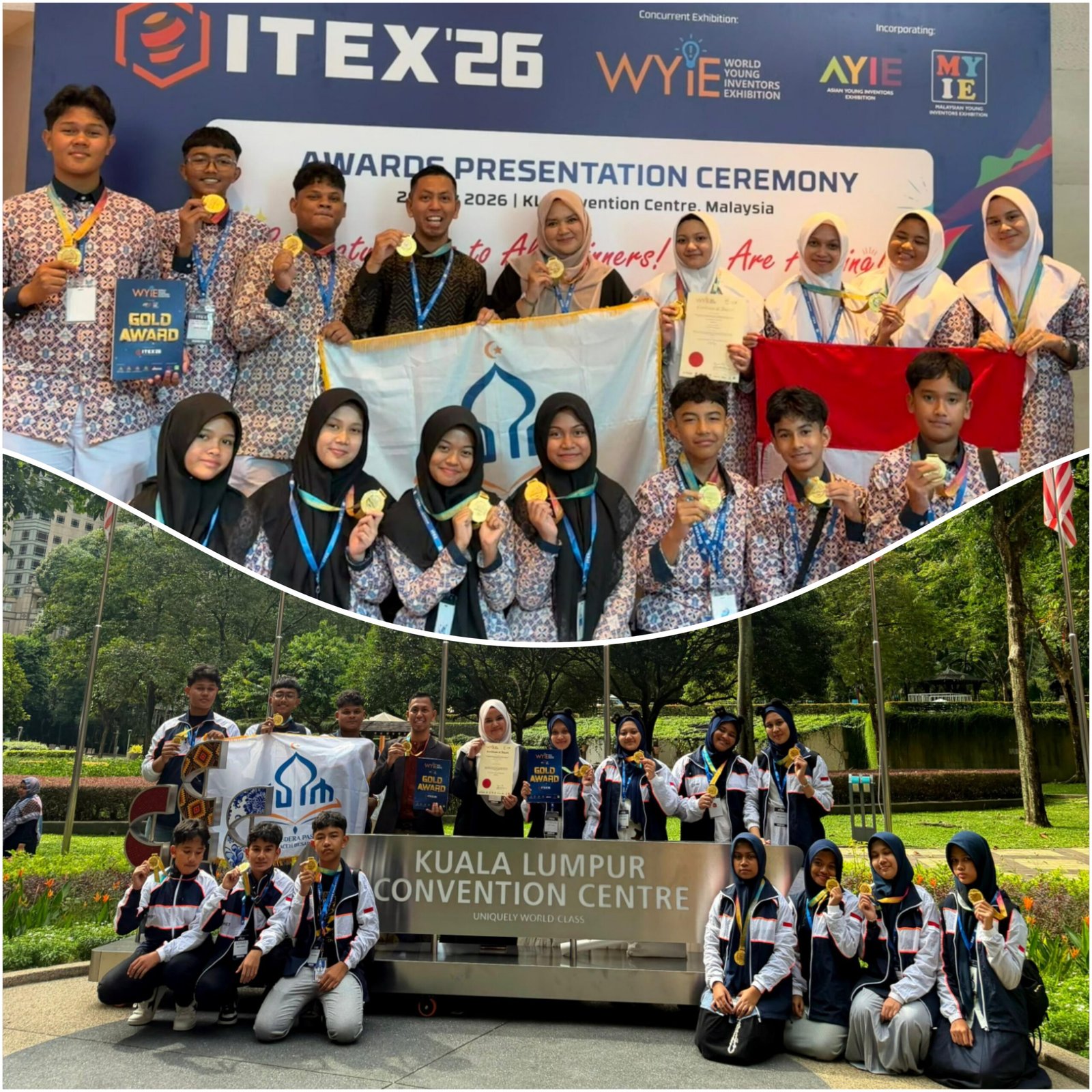 Santri Dayah Samudera Pasai Madani Raih 2 Gold Medal di WYIE 2026 Malaysia