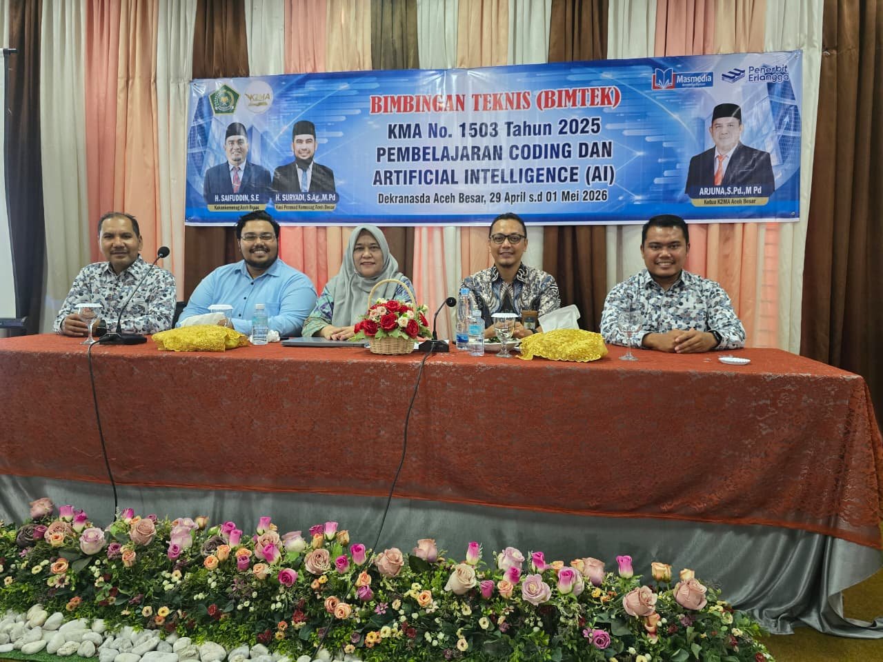 MA Samudera Pasai Madani Ikuti Bimtek Koding dan Kecerdasan Artifisial Jenjang Aliyah
